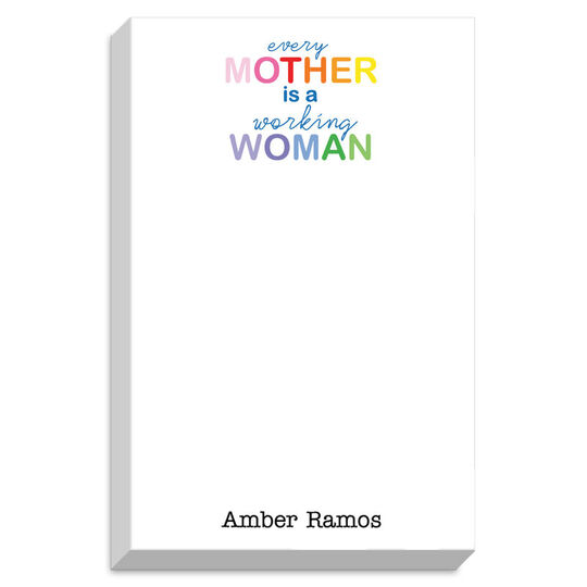 Working Woman Chunky Notepad